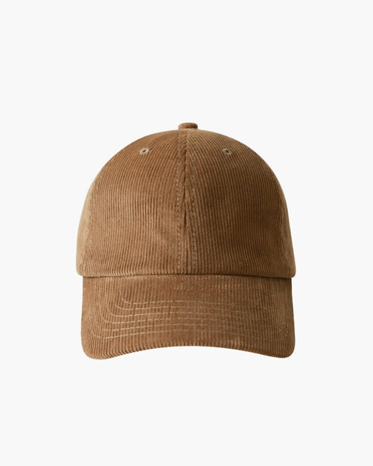 Old Money Classic Cord Cap Adjustable Structured Crown Curved Brim