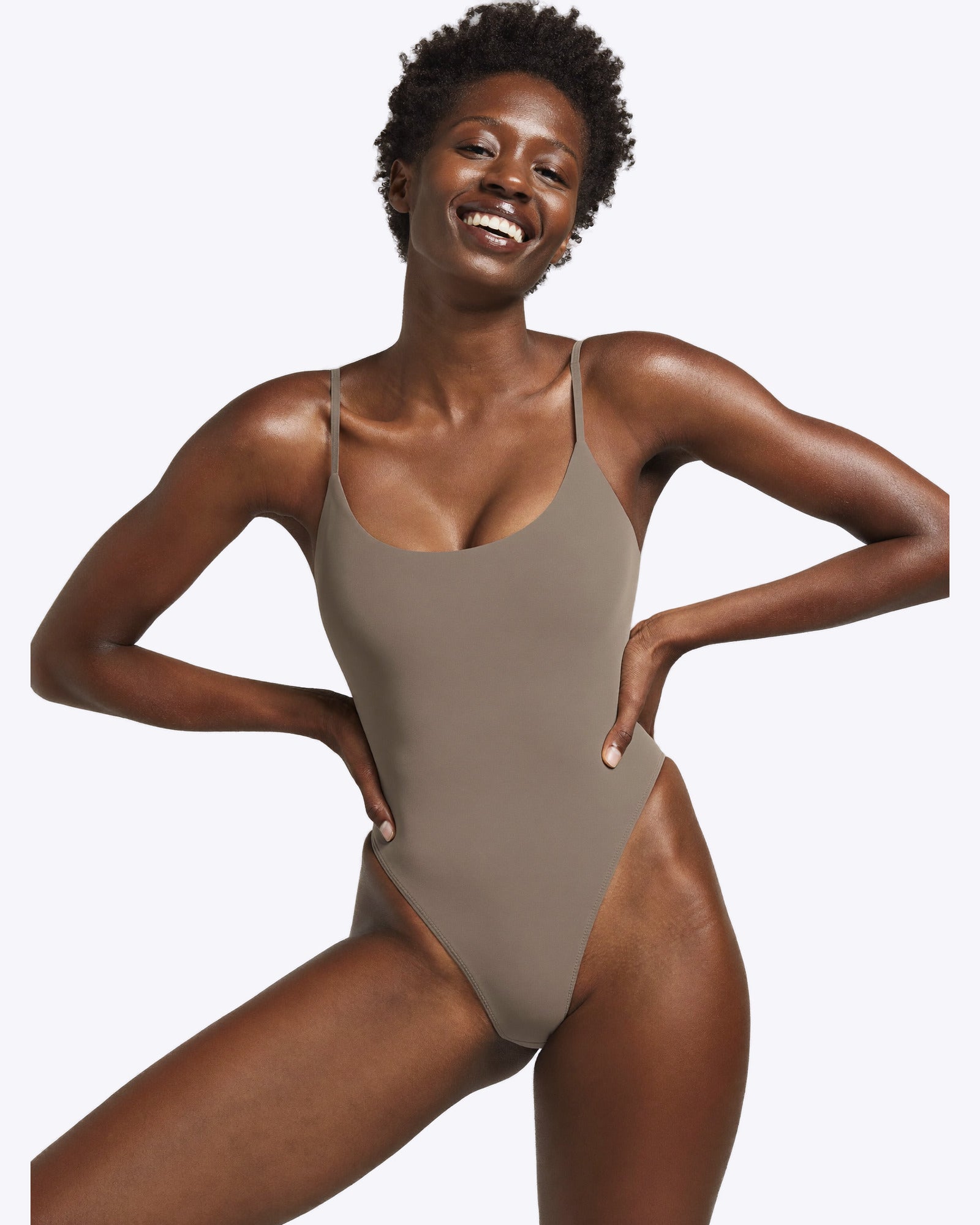 Siella Thong Body – Stringform in Taupe