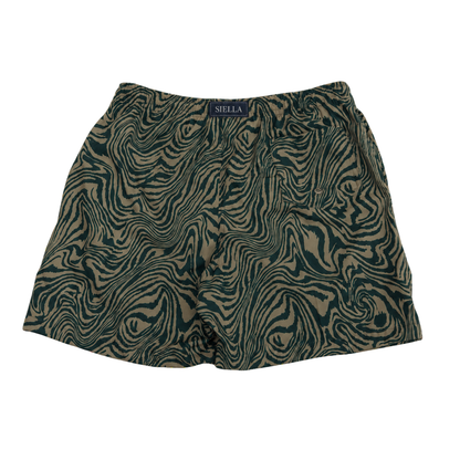 Olivgrüne Badeshorts