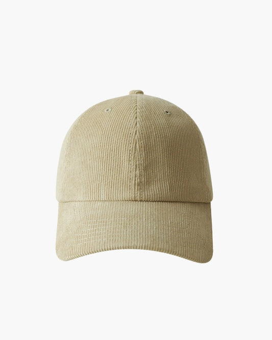 Old Money Classic Cord Cap Adjustable Structured Crown Curved Brim
