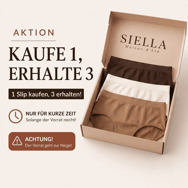 3er-Set | Nahtloser Second-Skin-Komfort-Slip - SIELLA™