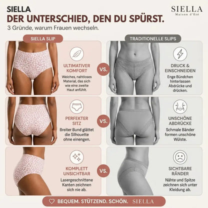 3er-Set | Nahtloser Second-Skin-Komfort-Slip - SIELLA™
