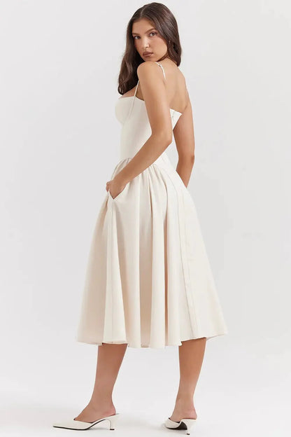 Celine Corset Midi Dress