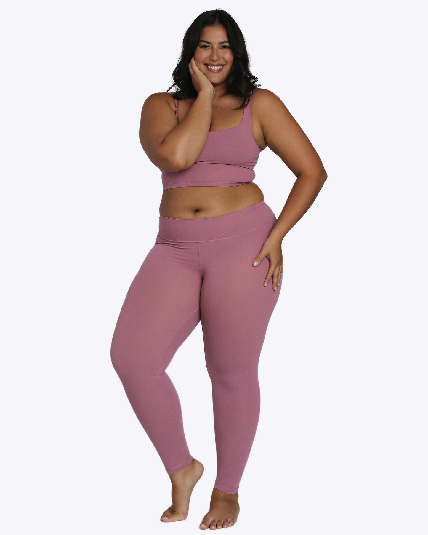 Siella Everyday Leggings – High Waist in Altrosa