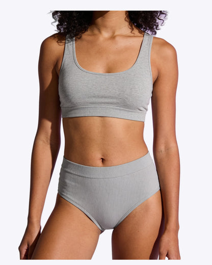 Juna Seamless-Slip in Grau – Siella