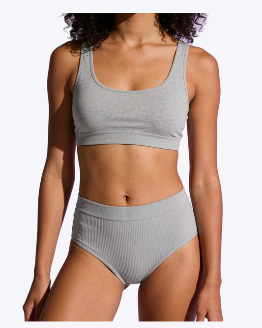 Juna Seamless-Slip in Grau – Siella