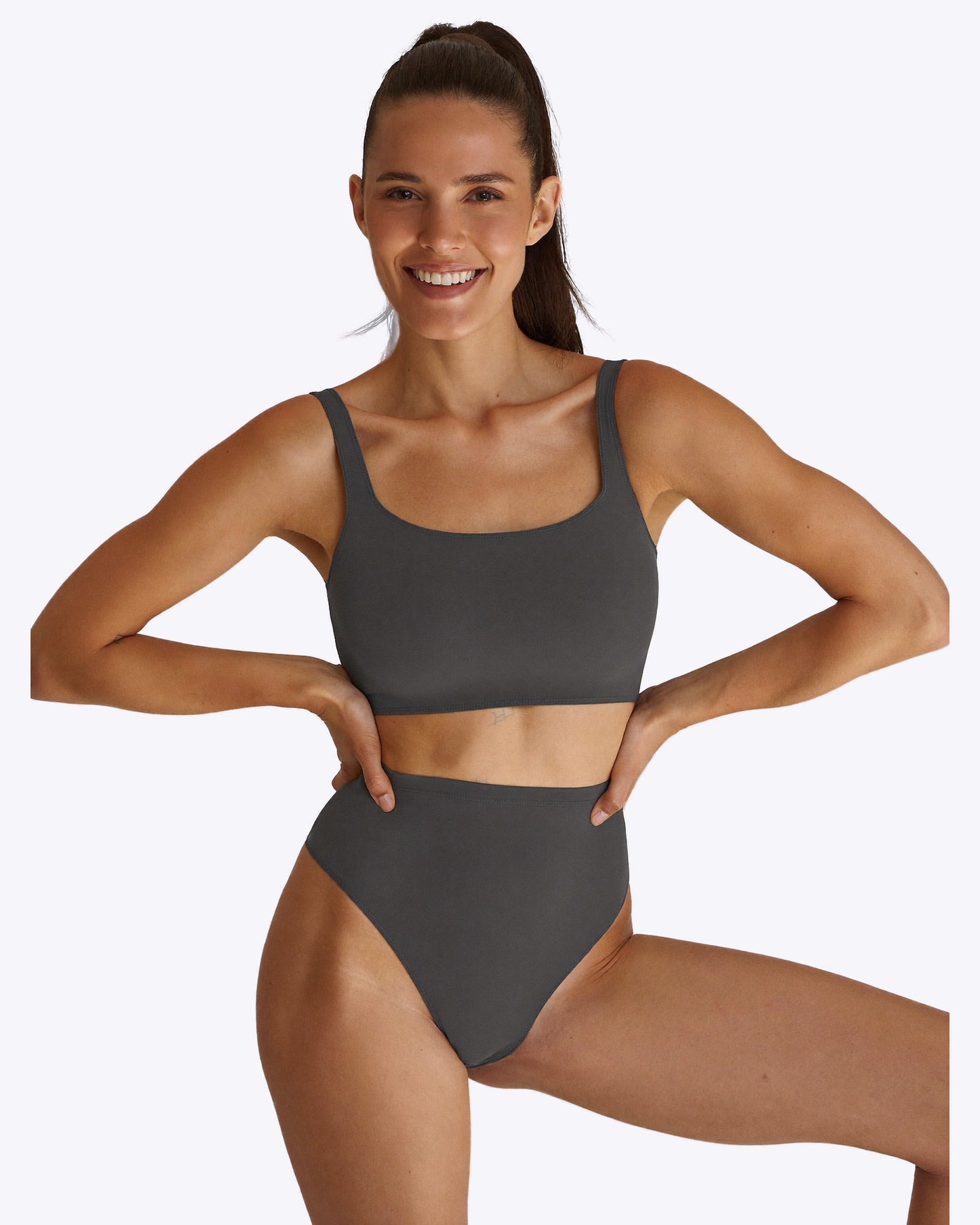 Siella Harmony Dessous-Set – 2-teilig in Anthrazit