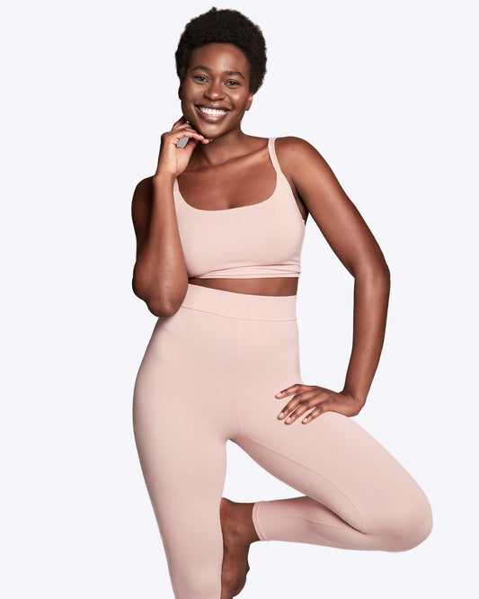 Siella Shaping Hose – Kompression in Blush Rose