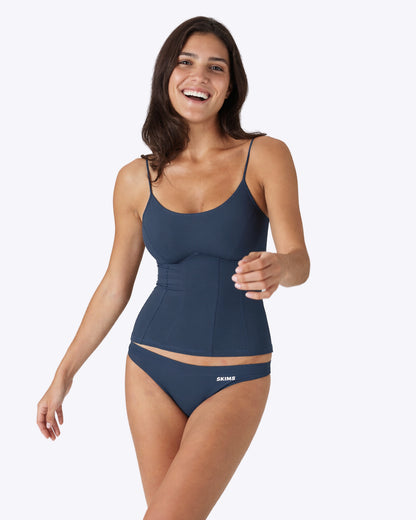 Siella Shaping Camisole – Glatte Linie in Marineblau