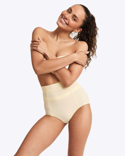 Siella Shaping Slip – High Waist in Creme