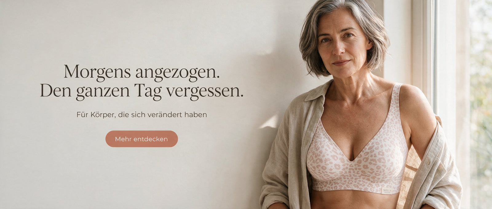 Siella Angebot: 3 nahtlose BHs für 39,99 Euro